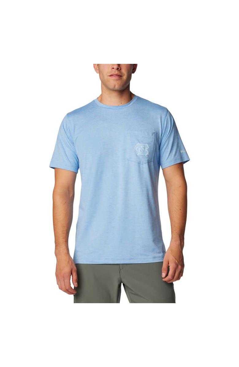 Columbia Men's Columbia Carolina Blue North Carolina Tar Heels Tech Trail Omni-Wick T-Shirt, Main, color, Light Blue