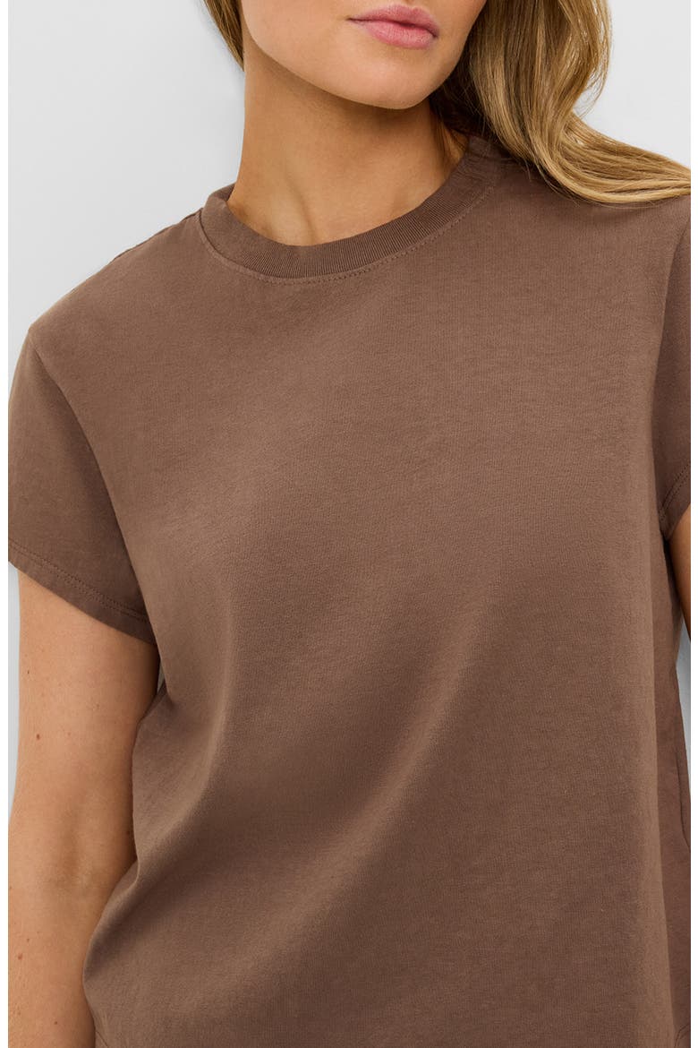 Solene Boxy Crewneck T-Shirt, Alternate, color, QUICKSAND