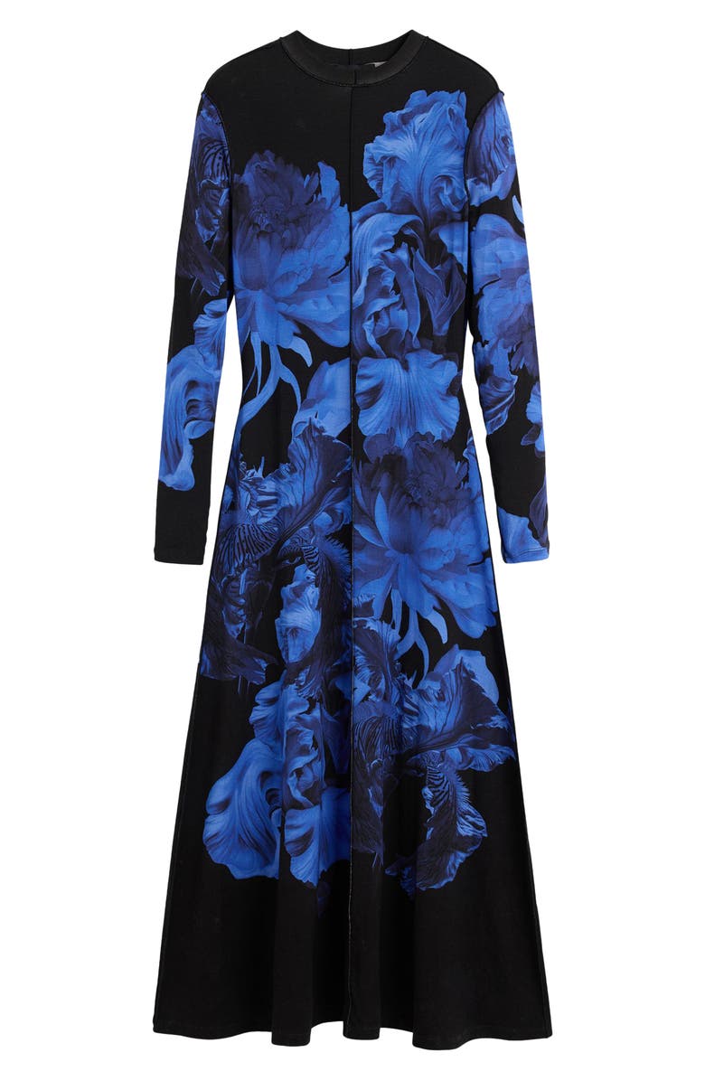 Desigual Floral Print Long Sleeve Dress, Alternate, color, 