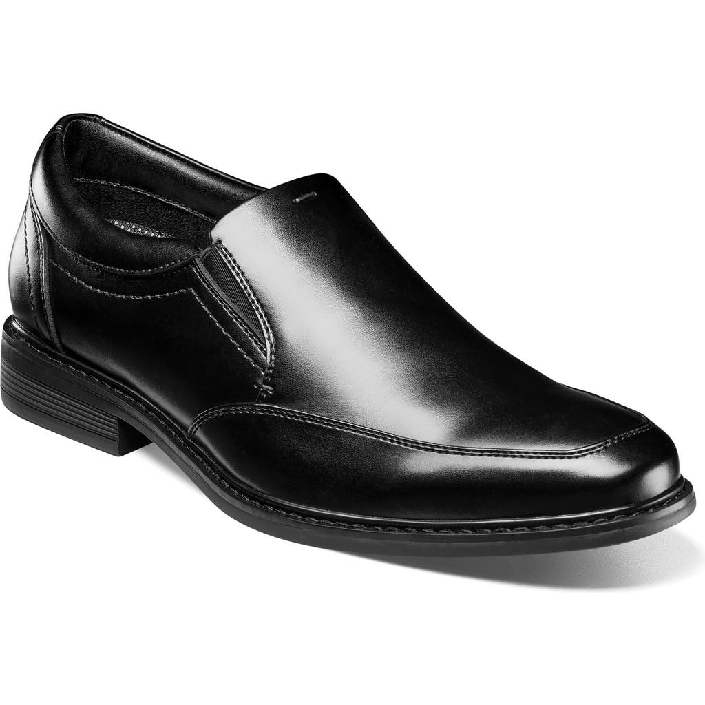 Nunn Bush Jarvis Moc Toe Slip-on Loafer In Black