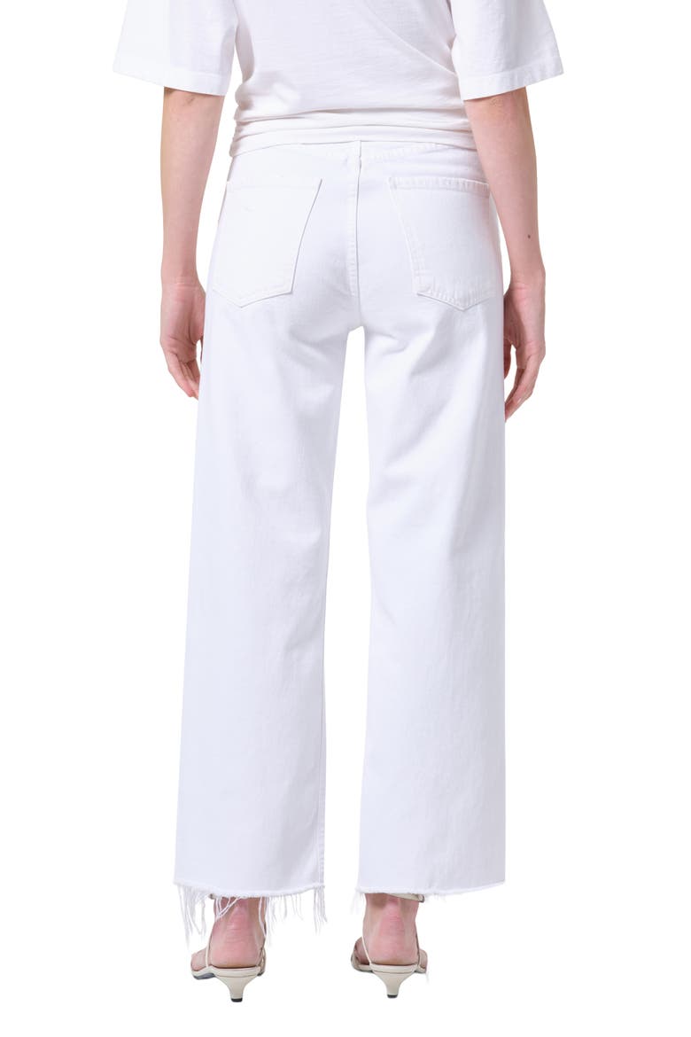 Ren High Waist Wide Leg Jeans, Alternate, color, MARSHMALLOW WHITE
