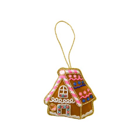 Gingerbread House Christmas Ornament