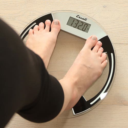 Escali Glass Platform Bathroom Scale In Multi