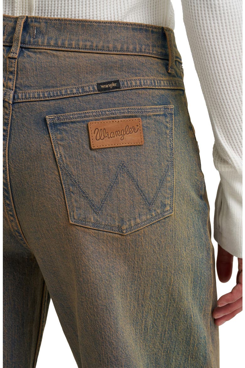 Low Rise Ultra Barrel Leg Jeans, Alternate, color, WARM DUNES