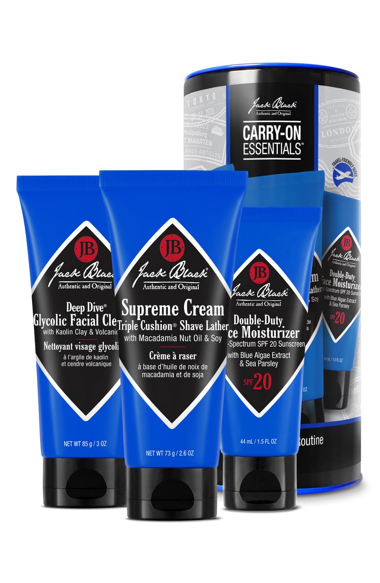 Jack Black Carry On Essentials Set $49 Value, Main, color, 