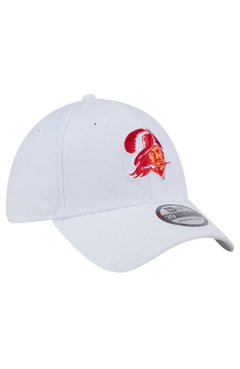 New Era Men's New Era White Tampa Bay Buccaneers Throwback 39THIRTY Flex Hat, Alternate, color, 