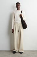 COS Pleated Wide Denim Pants
