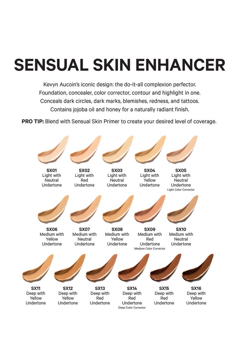 SPACE.NK.apothecary Kevyn Aucoin Beauty The Sensual Skin Enhancer Concealer & Corrector, Alternate, color, 01