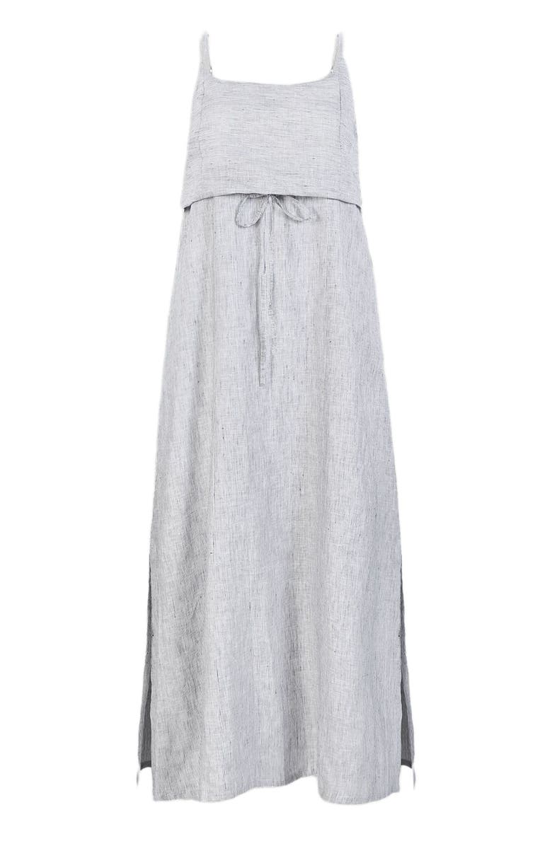 Reistor Strappy Maxi Dress, Alternate, color, Pin-Striped Linen
