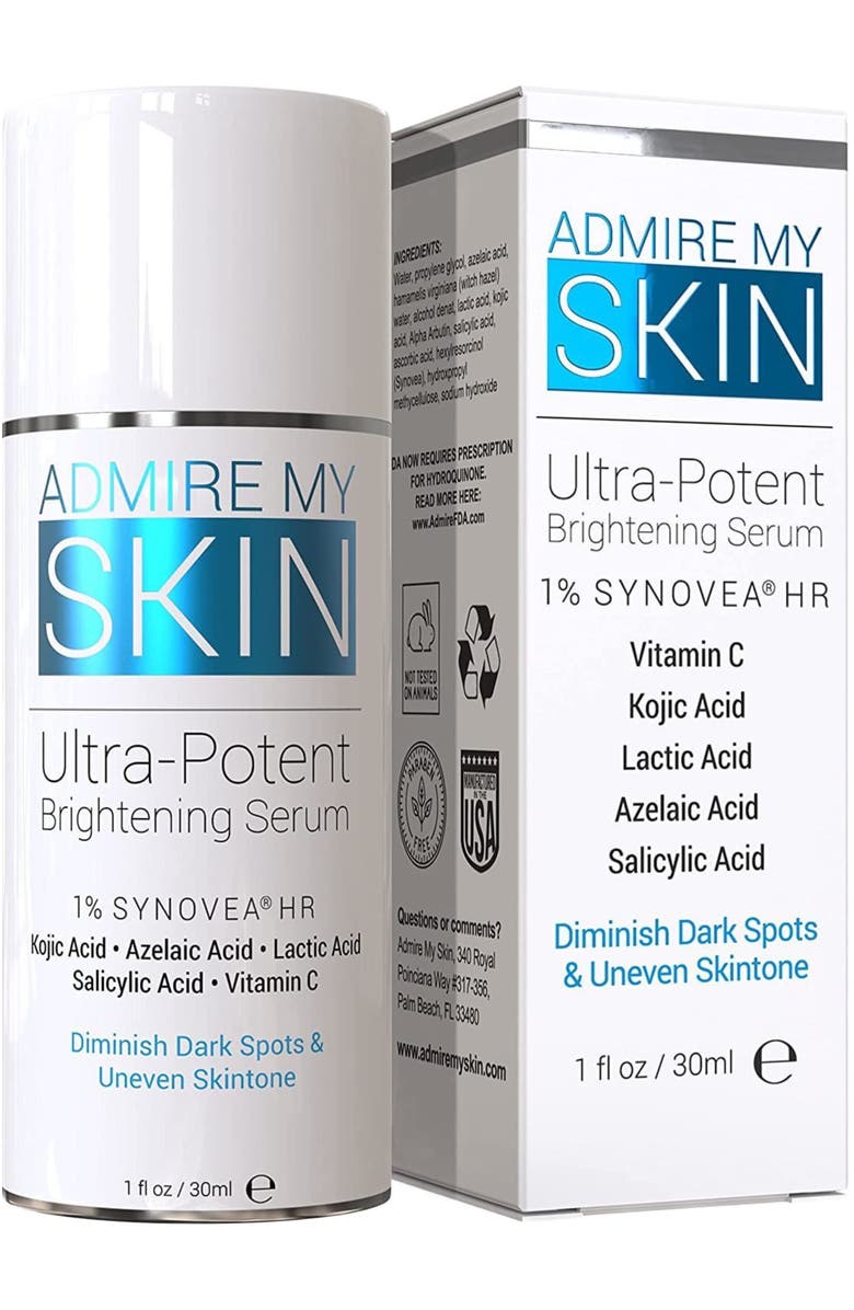 Admire My Skin Ultra Potent Brightening Serum Dark Spot Corrector, Main, color, Clear