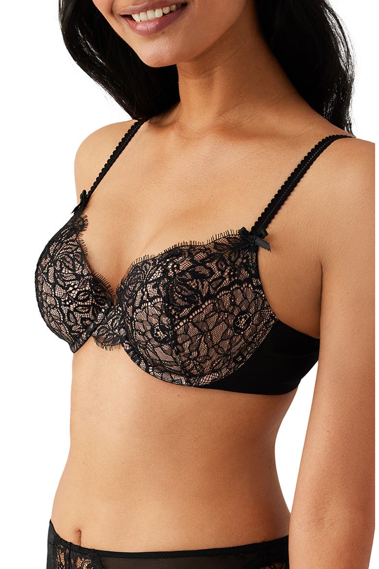 It's On T-Shirt Bra, Alternate, color, NIGHT