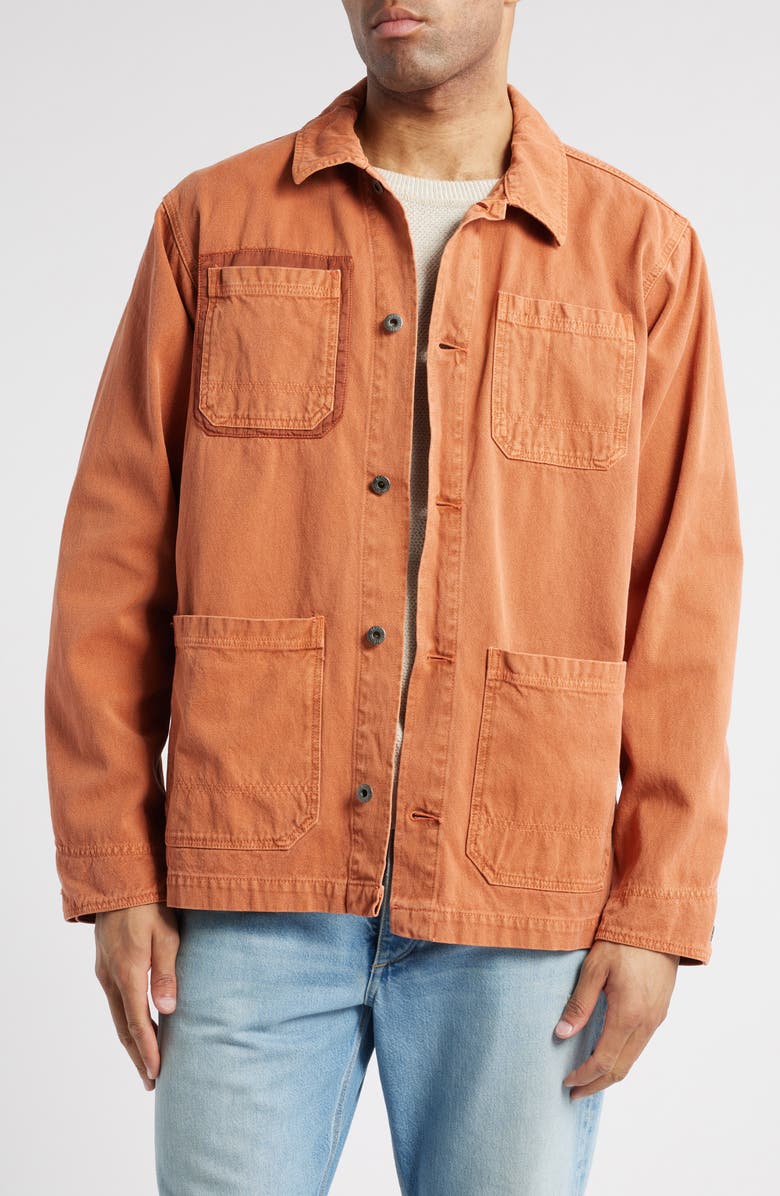 Alpha Industries Cotton Chore Coat, Main, color, Muted Saffron