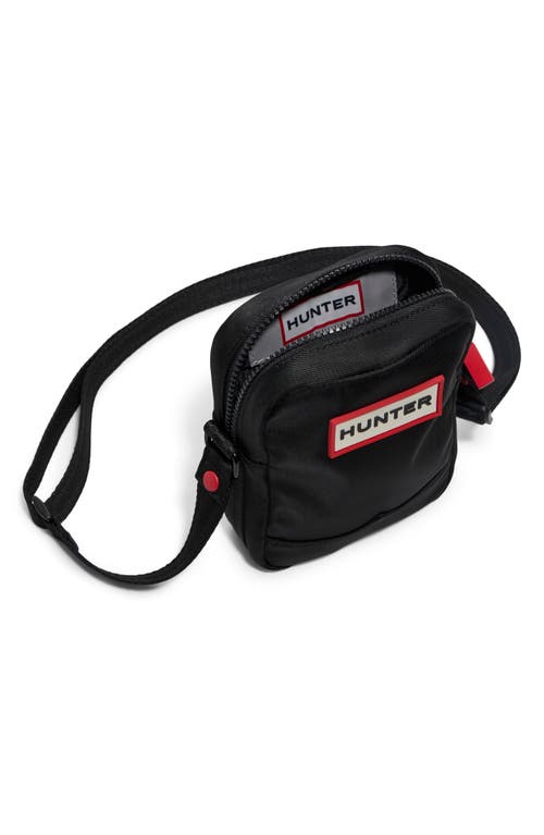 Hunter Transfer Crossbody Bag In Black