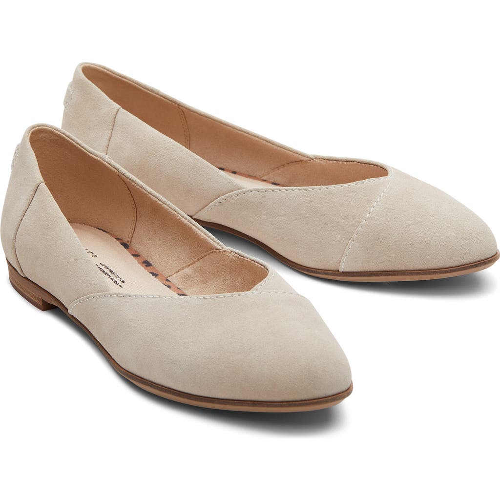Shop Toms Juttin Flat In Tan