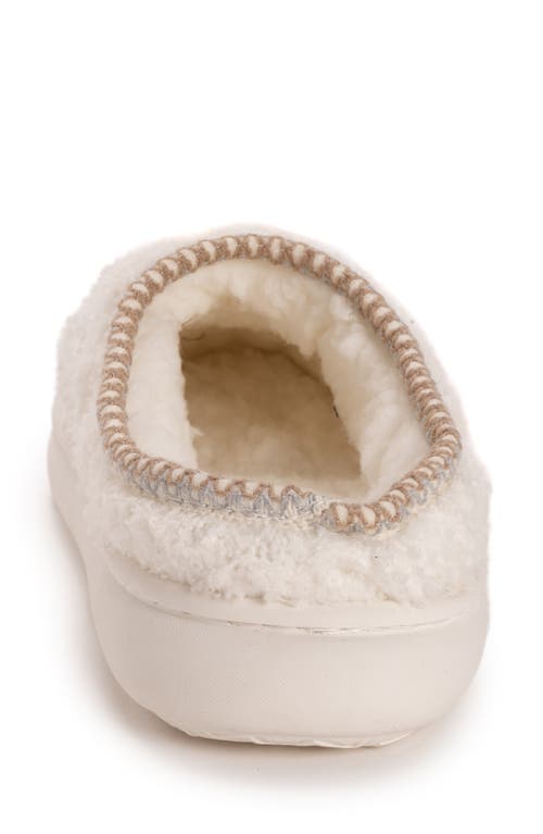 Muk Luks Janna Cozy Crew Faux Shearling Lined Clog