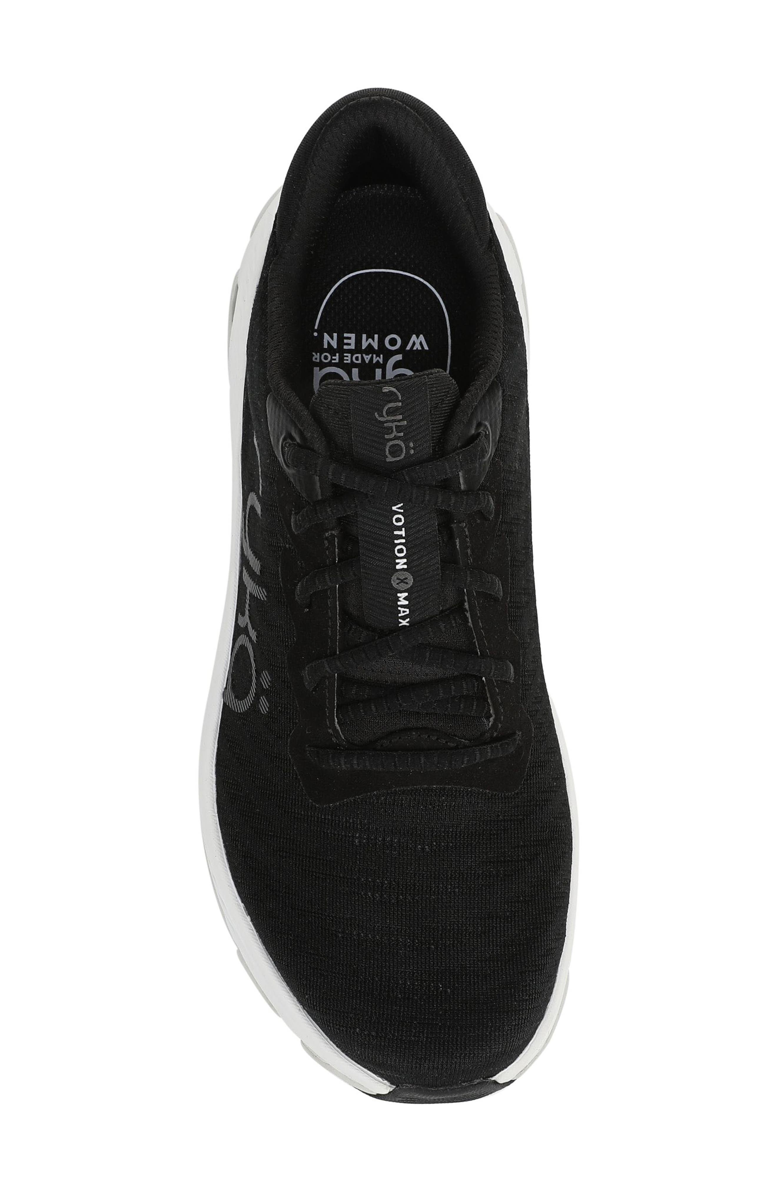 Rykä Devotion X Max Walking Sneaker, Alternate, color, Black White