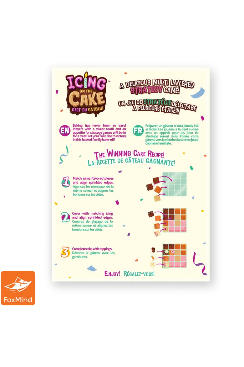 Games Icing On The Cake Family Food Themed Tile Laying Strategy Game, Alternate, color, Multicolored