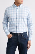 Peter Millar Plaid Stretch Button-Down Sport Shirt