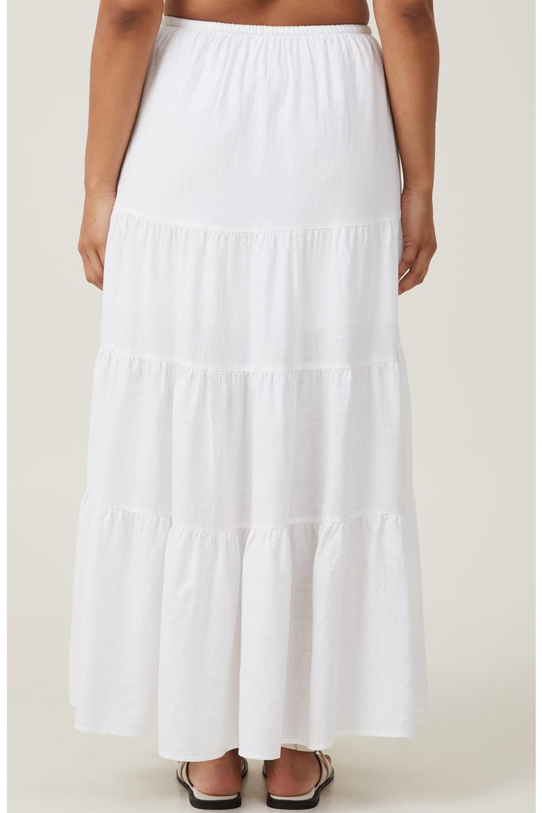 Women's Haven Tiered Maxi Skirt, Alternate, color, WHITE