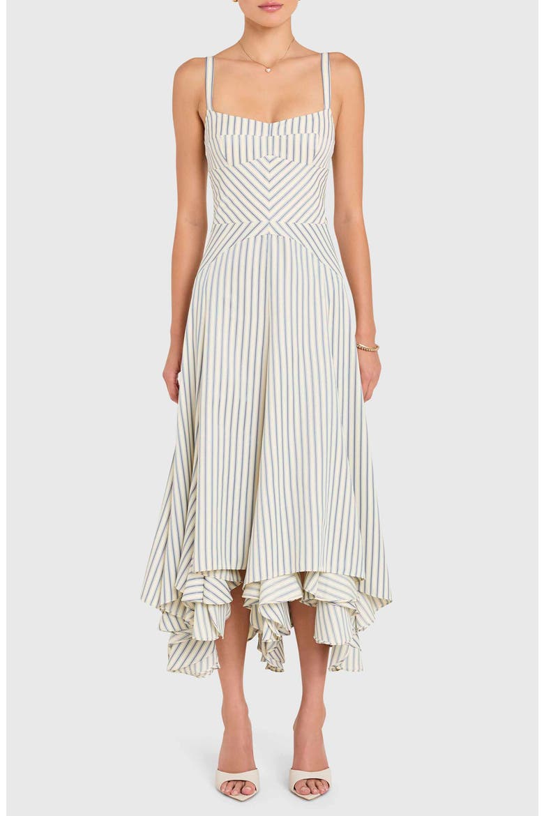 bcbg metallic striped handkerchief dress metallic striped handkerchief dress bcbg