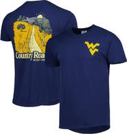 IMAGE ONE Men's Navy West Virginia Mountaineers Hyperlocal T-Shirt