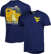 IMAGE ONE Men's Navy West Virginia Mountaineers Hyperlocal T-Shirt