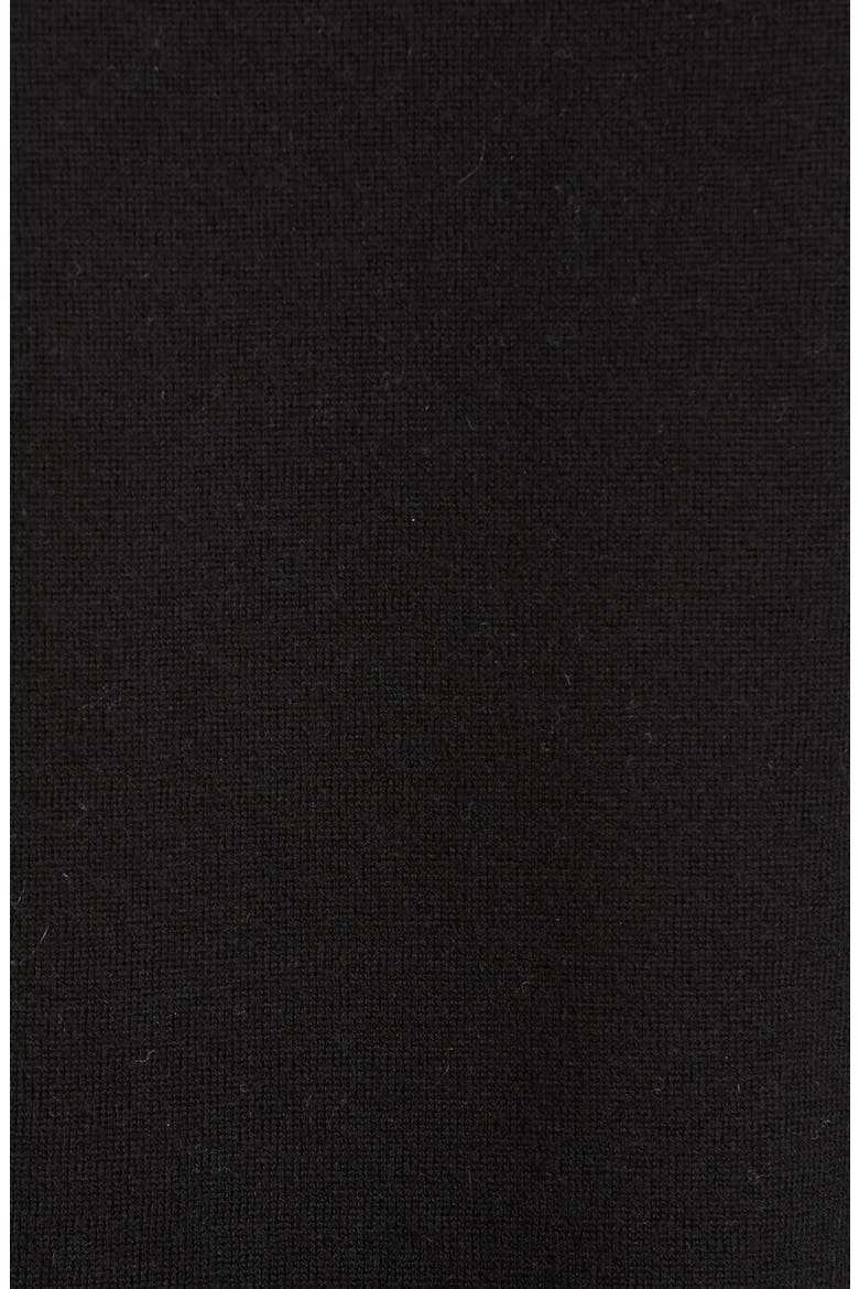 Seamless Wool Blend Mock Neck Top, Alternate, color, BLACK