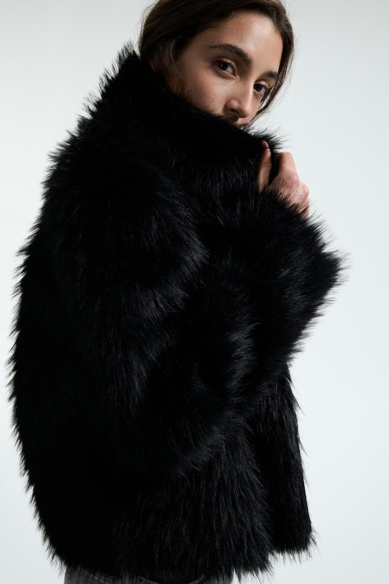 Double-faced Jacket, Alternate, color, Black