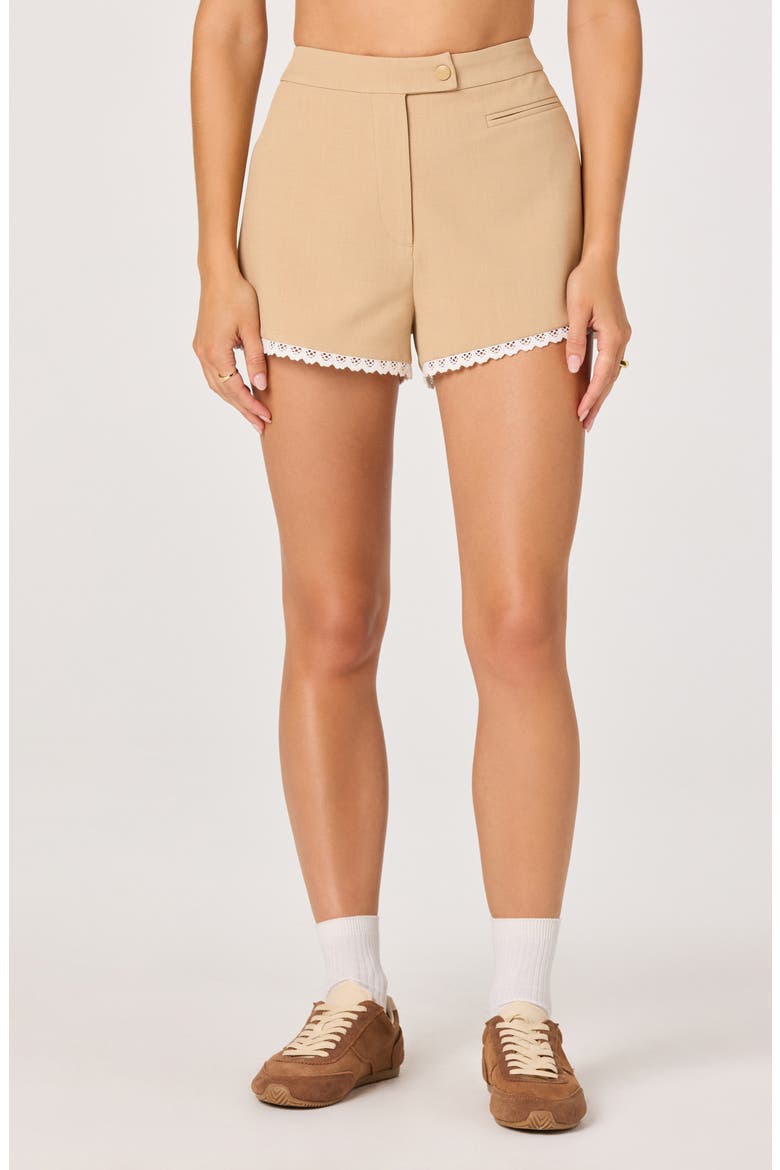 Kya Mini Shorts, Alternate, color, TAUPE