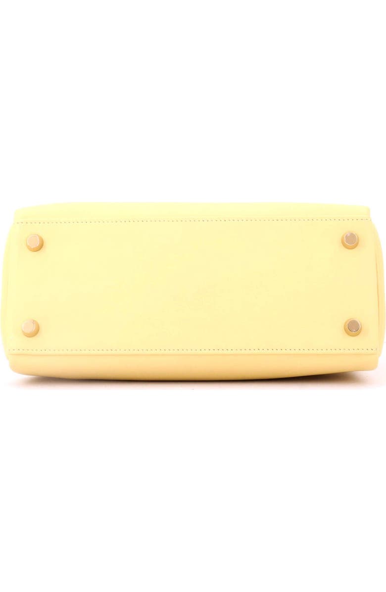 Pre-Owned Hermes Kelly Handbag Yellow Swift with Gold Hardware 25, Alternate, color, Jaune Poussin