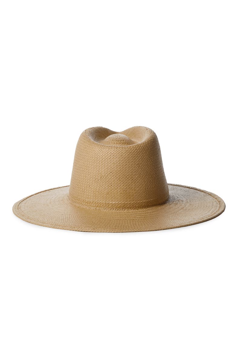 Janessa Leoné Francis Packable Straw Fedora, Alternate, color,