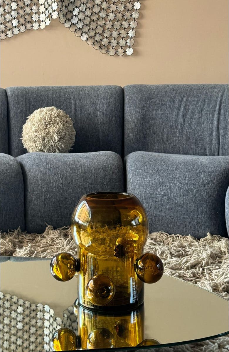 Meso Goods Tierra Vase by Diego Olivero, Alternate, color, Yellow