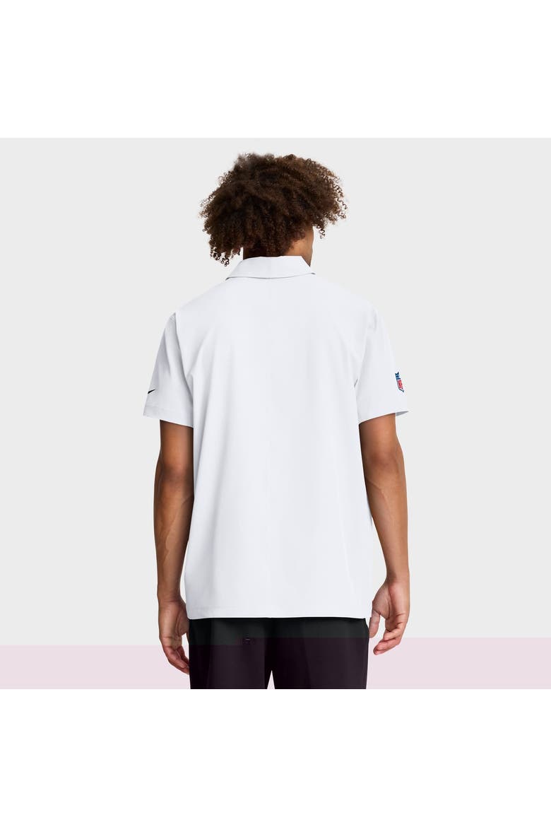 Men's Nike White Pittsburgh Steelers Sideline Woven Dri-FIT Polo, Alternate, color, White