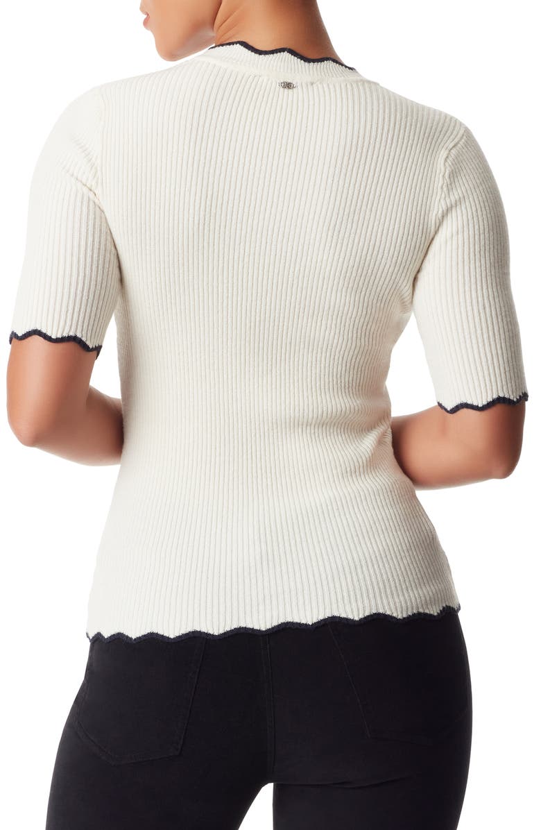 Sam Edelman Leslie Scallop Rib Top, Alternate, color, 