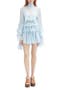 Anyssa Ruffle Cutout Long Sleeve Minidress