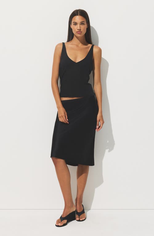 Skims Womens Smooth Layers Stretch-modal Cami Top Obsidian In Black