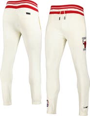 PRO STANDARD Men's Pro Standard Cream Chicago Bulls Retro Classic Fleece Sweatpants