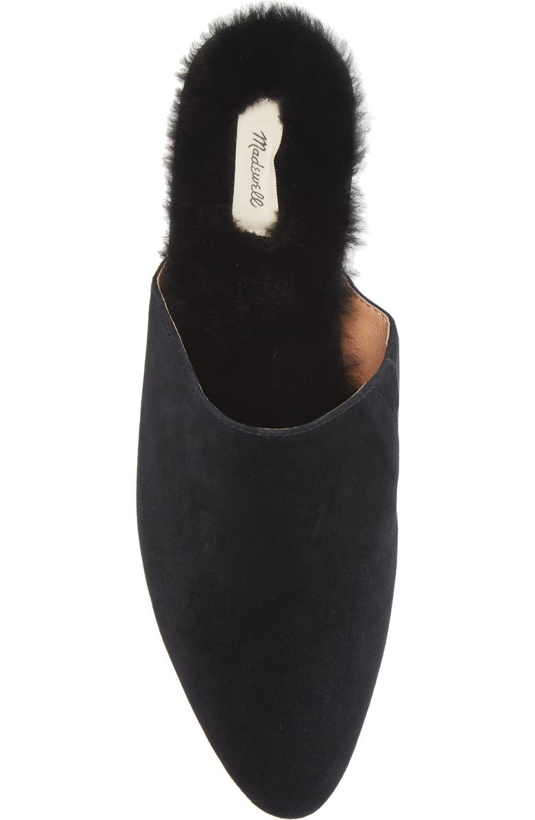 Madewell The Kasey Genuine Shearling Mule, Alternate, color,