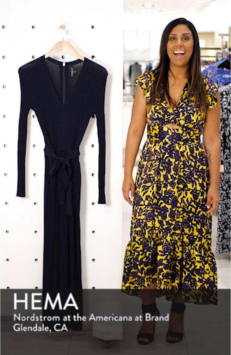 Long Sleeve Ribbed Jumpsuit, sales video thumbnail