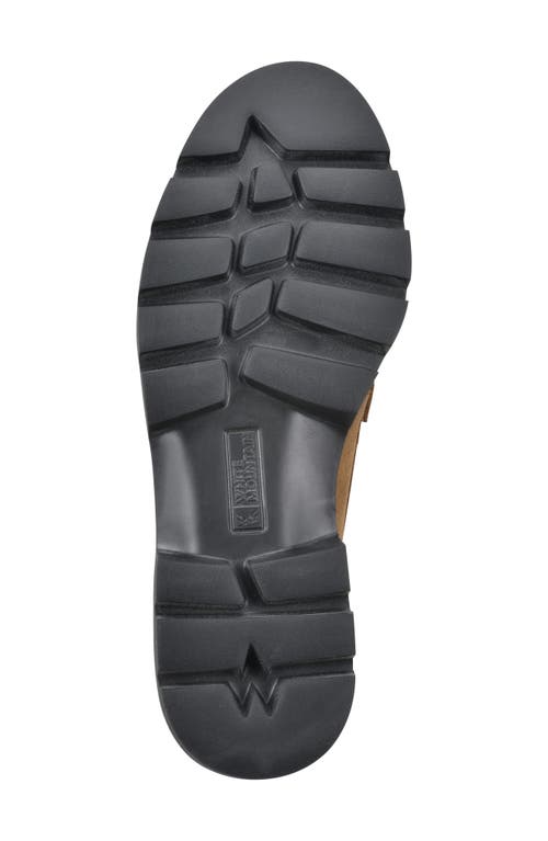 White Mountain Footwear Gunner Lug Sole Platform Penny Loafer In Animal Print