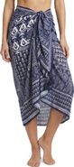 Change of Scenery Melanie Border Print Pareo Cover-Up