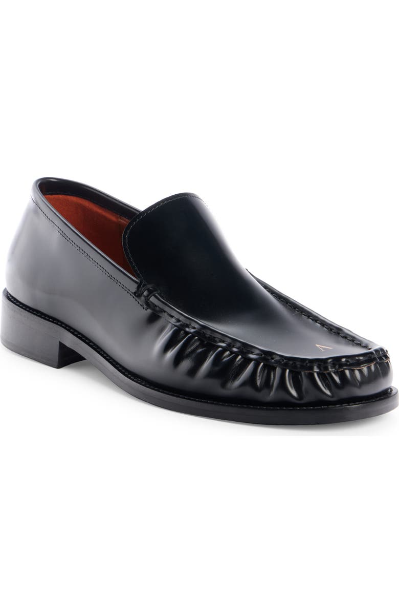 Acne Studios Moc Toe Loafer, Main, color, Black