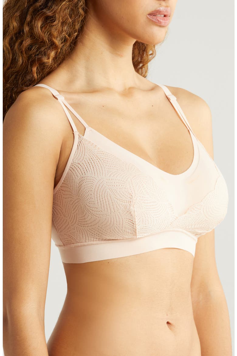 Soft Stretch Lace Bralette, Alternate, color, NUDE BLUSH-1N