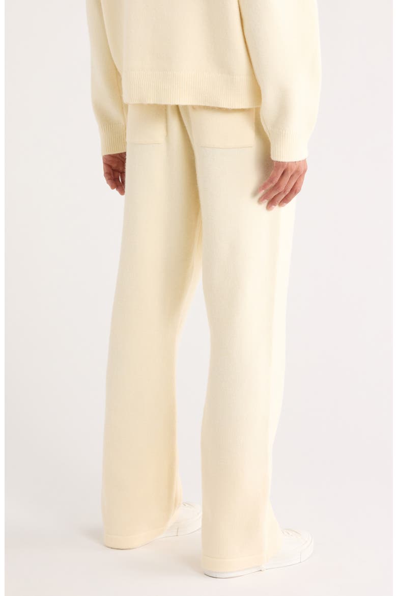Art Knit Pants, Alternate, color, BONE