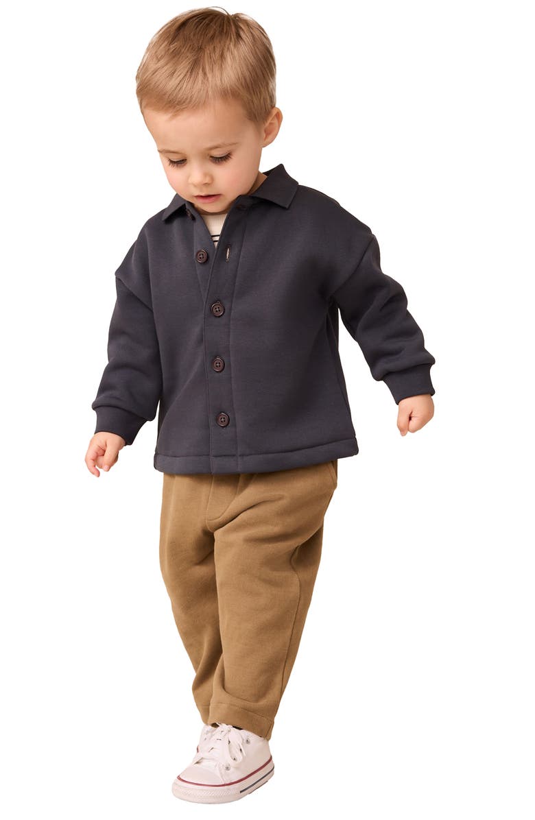 NEXT Kids' Long Sleeve T-Shirt, Shirt Jacket & Pants Set, Alternate, color, Blue