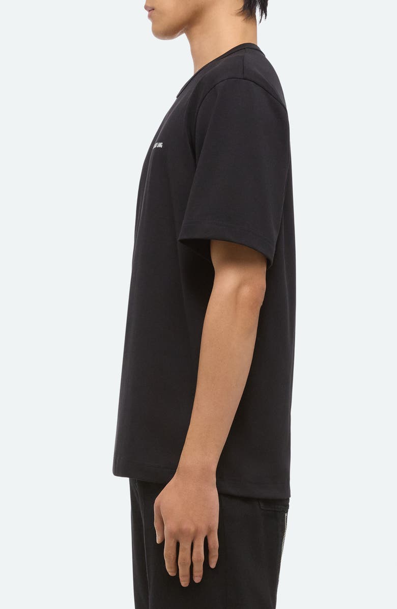 Helmut Lang Plastic Logo Cotton Graphic T-Shirt, Alternate, color, Black