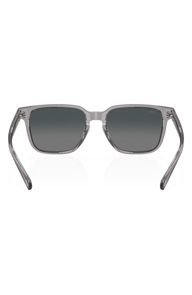 Costa Del Mar Kailano 53mm Gradient Polarized Square Sunglasses, Alternate, color, Grey Gradient