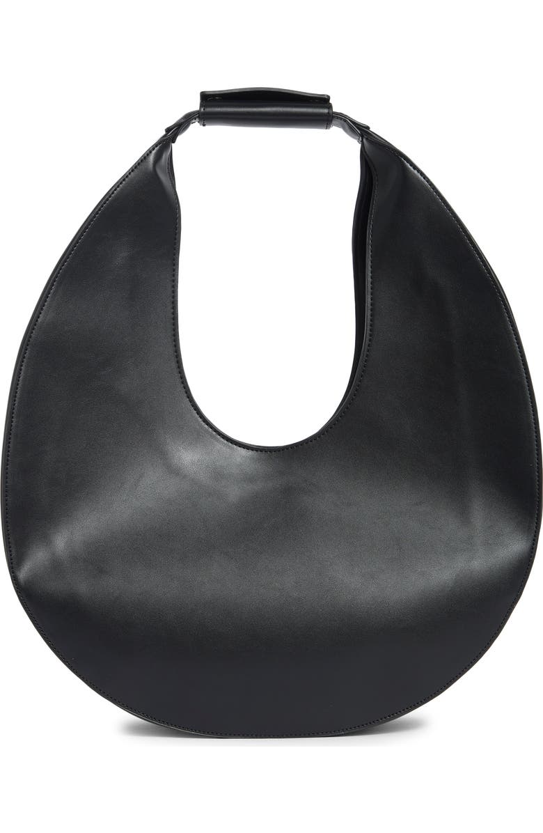 BCBG Structured Hobo Bag, Alternate, color, Black