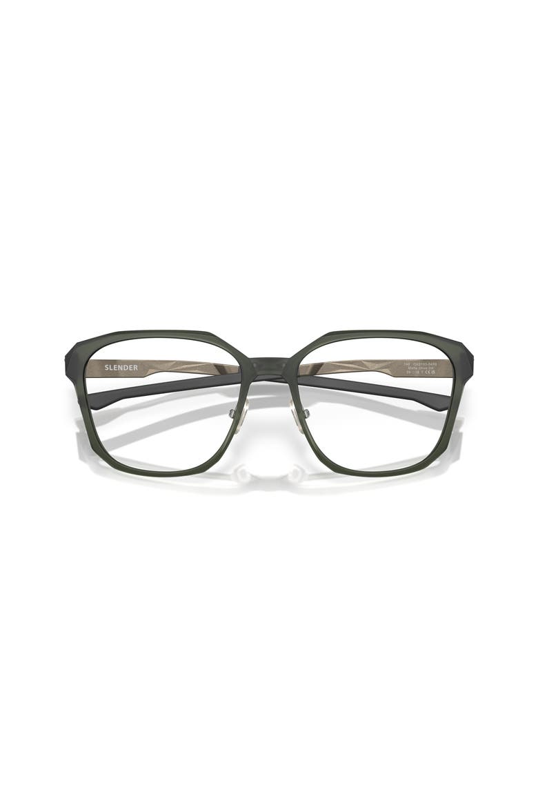 59mm Square optical glasses, Alternate, color, Green