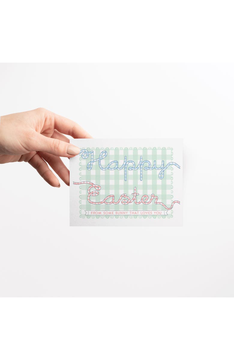 Ramus & Co Easter Greeting Card Pack, 'Gingham Ribbons Easter', Alternate, color, Multi-Pack